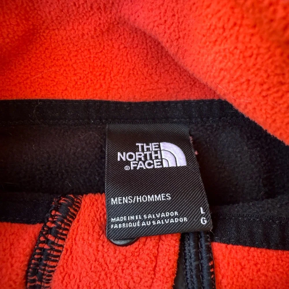The North Face Vintage Red‎ Fleece Pullover Snap-T Jacket Men's Size L